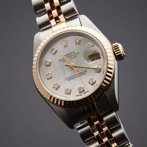 green face rolex ladies|rolex lady datejust 69173.